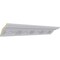 Ekena Millwork 2 1/2"H x 2 7/8"P x 3 3/4"F x 94 1/2"L, (8 1/8" Repeat), Miller Crown Moulding MLD02X02X03MI - alternate 4